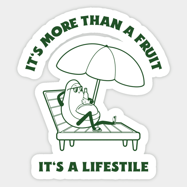 it's more than a fruit , it's a lifestyle Sticker by Graffas